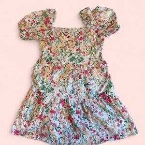 Floral Puff Sleeve Dress